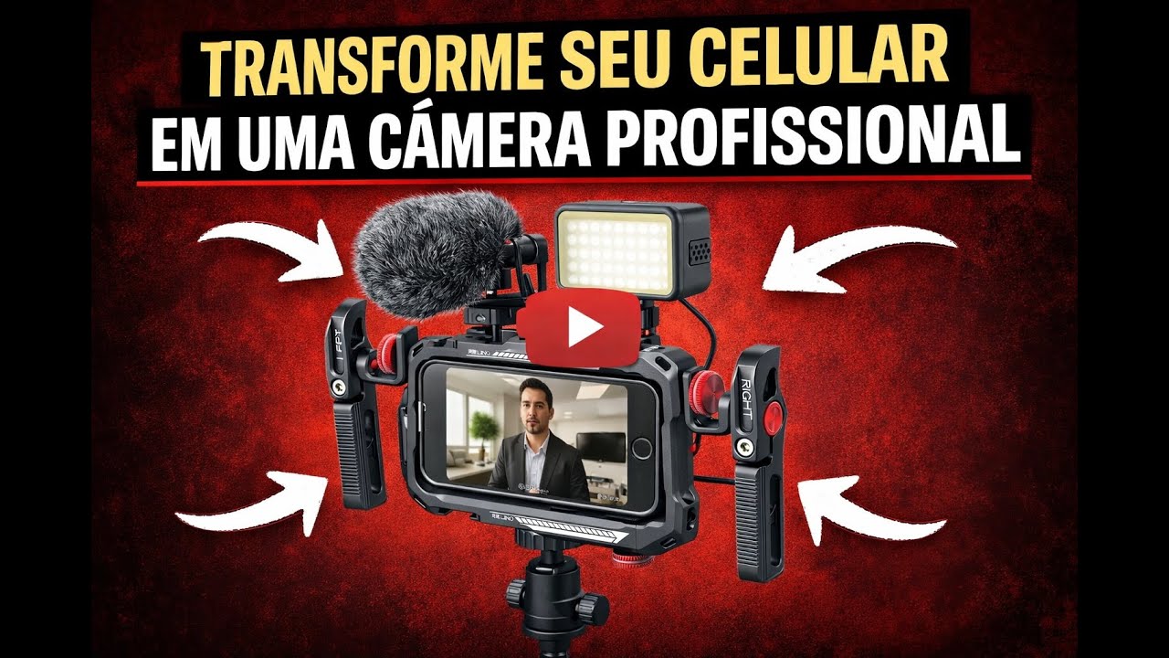Esse Acessório Faz Seu Celular Gravar Vídeos de Nível Profissional