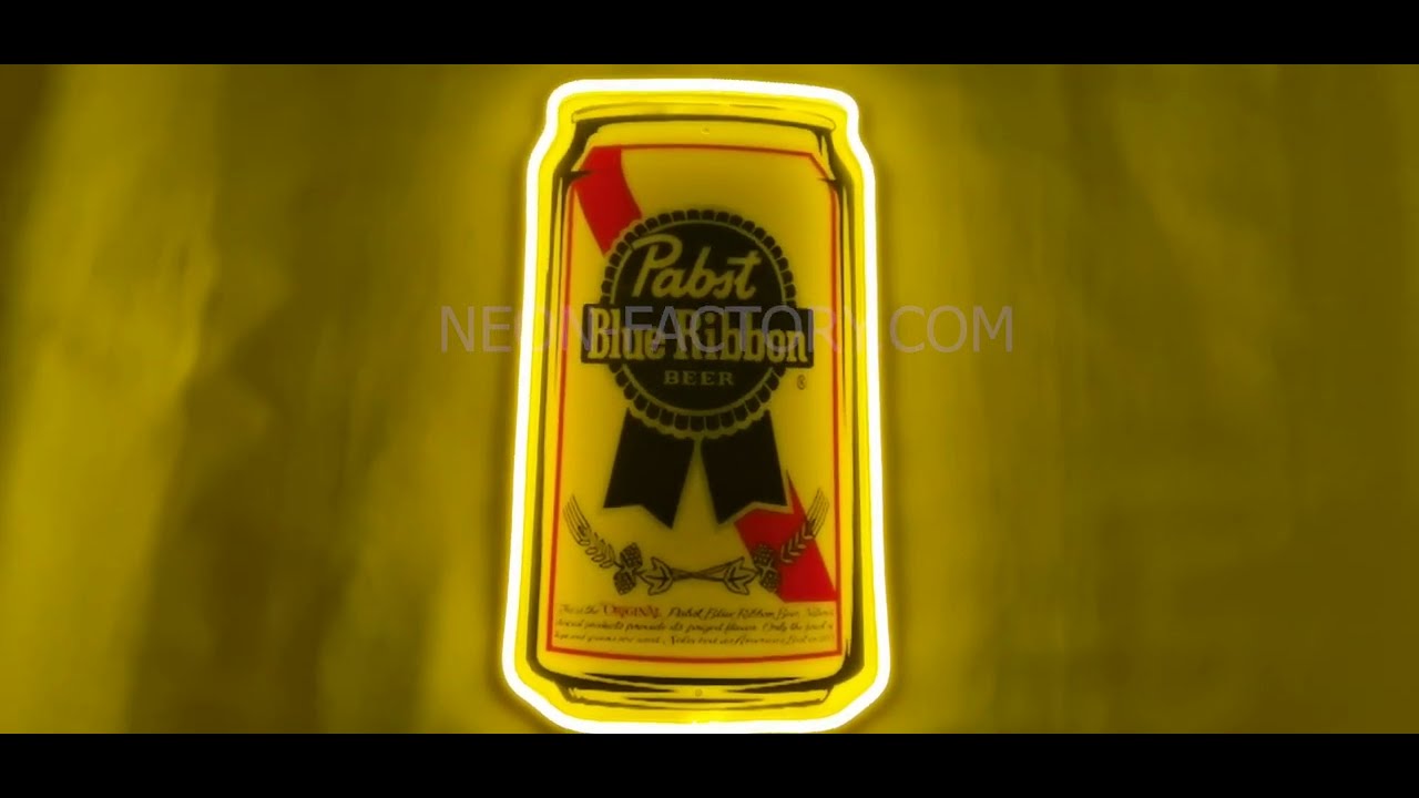 Pabst beer neon sign / BAR SIGN / CUSTOM RESTAURANT SIGN