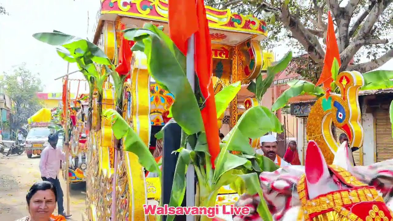 गजानन महाराज🛕भव्य मंदिर वालसावंगी | कलश स्थापना ⚜️ जय गजानन माऊली | #foryou #video #gajanan 