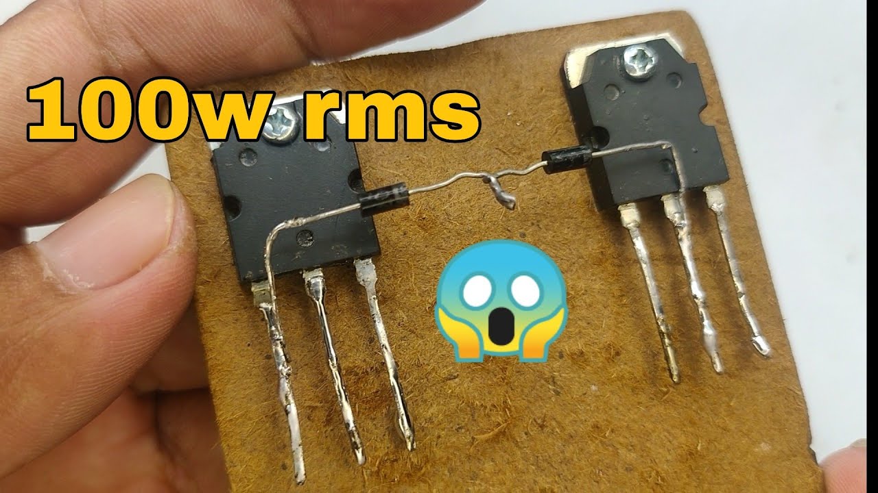 DIY very simple Amplifier 100w