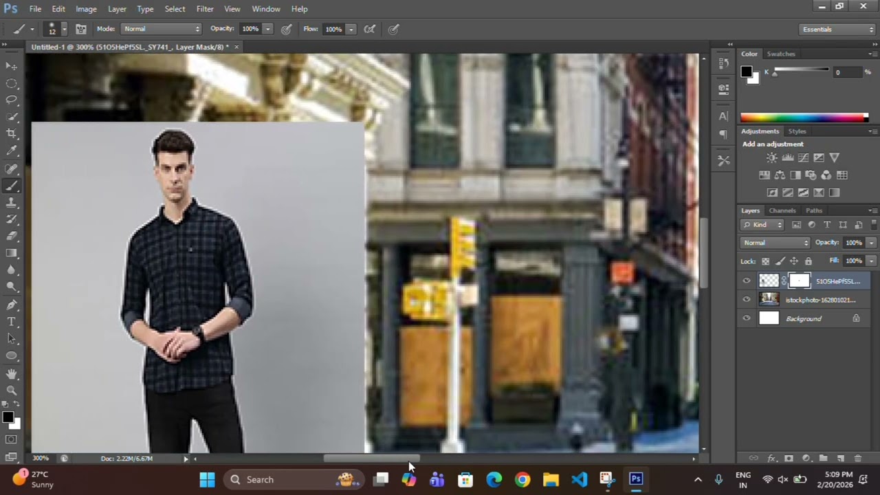 Layer Mask using Photoshop (6) #layermask #photoshop #adobe #learninghub