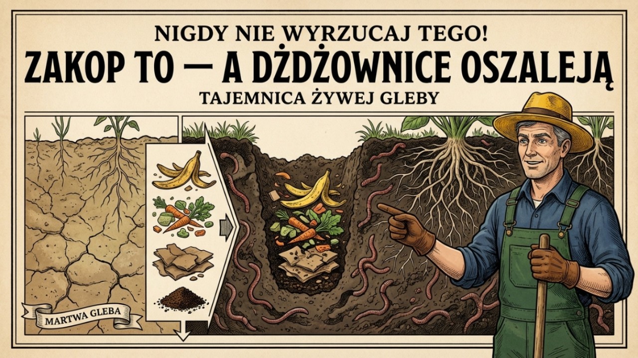 Zakop TO w swojej podwyższonej grządce lub ogrodzie i przyciągnij tysiące robaków!