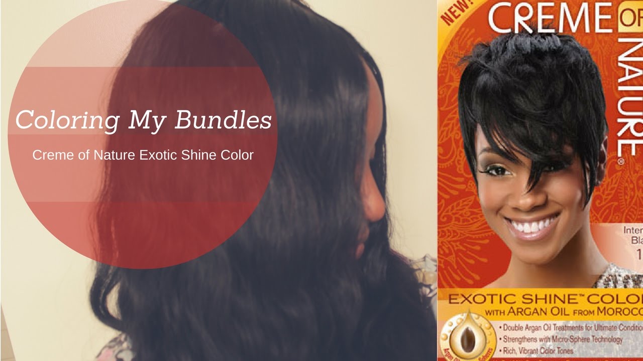 Coloring My Bundles | Creme of Nature products Review