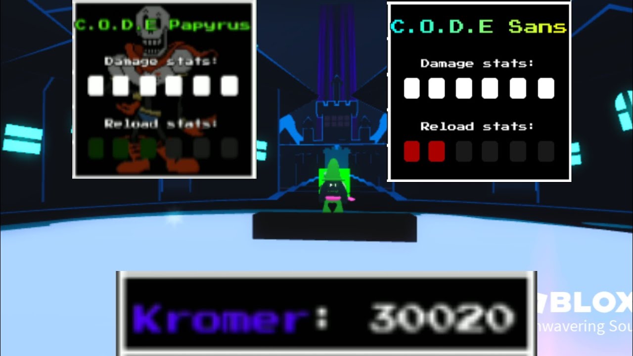 C.o.d.e Sans/C.o.d.e Papyrus ( Spin 30k kromers) | UNWAVERING SOUL | Roblox #9