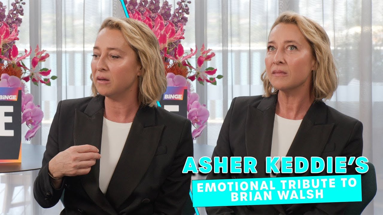 Asher Keddie Gets Emotional Remembering The Late Brian Walsh