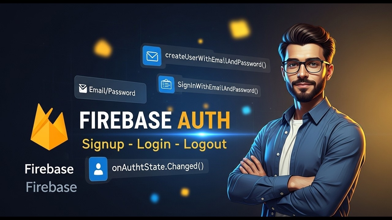 Firebase Authentication Explained 🔥 | Signup, Login, Logout & Current User | Practical JS
