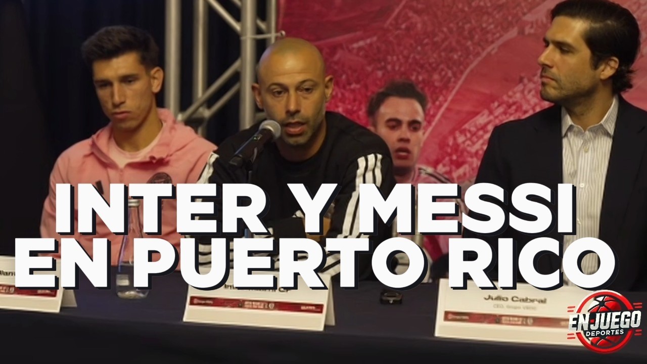 INTER MIAMI listo para jugar en PUERTO RICO