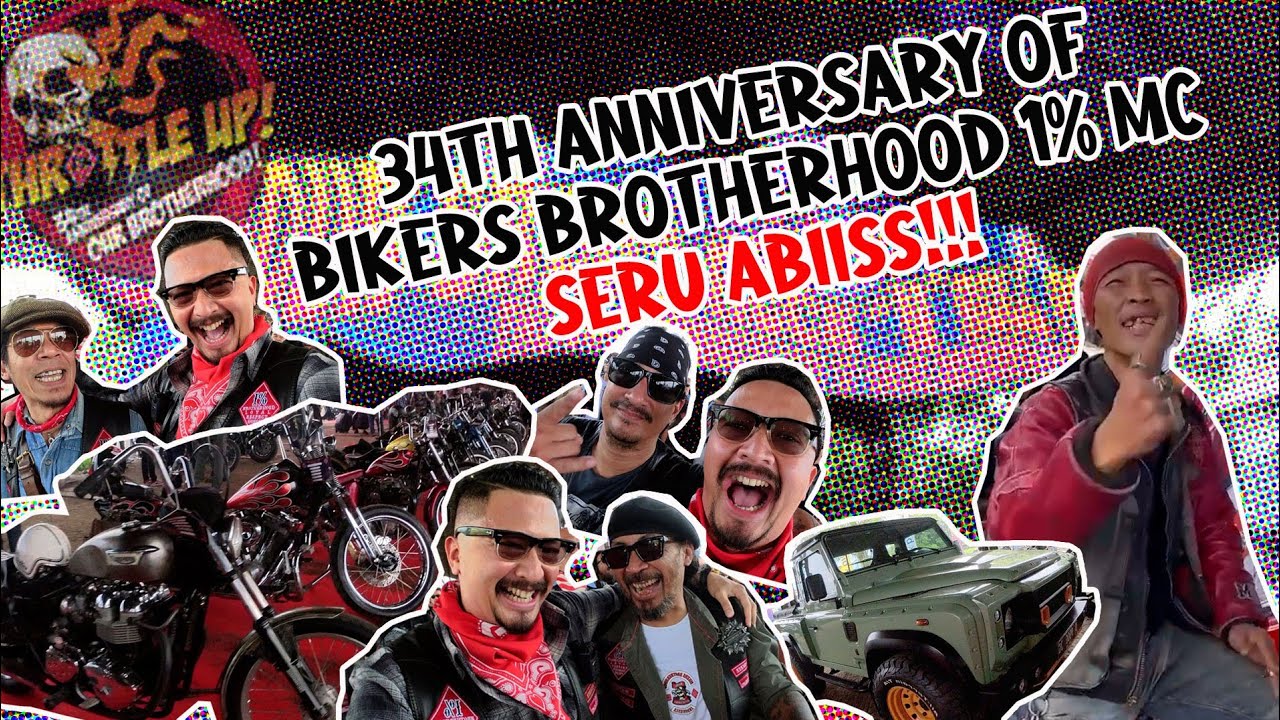 FERRY MARYADI KE ACARA THROTTLE UP! 34 TAHUN HUT BB 1% MC WELL PISAN