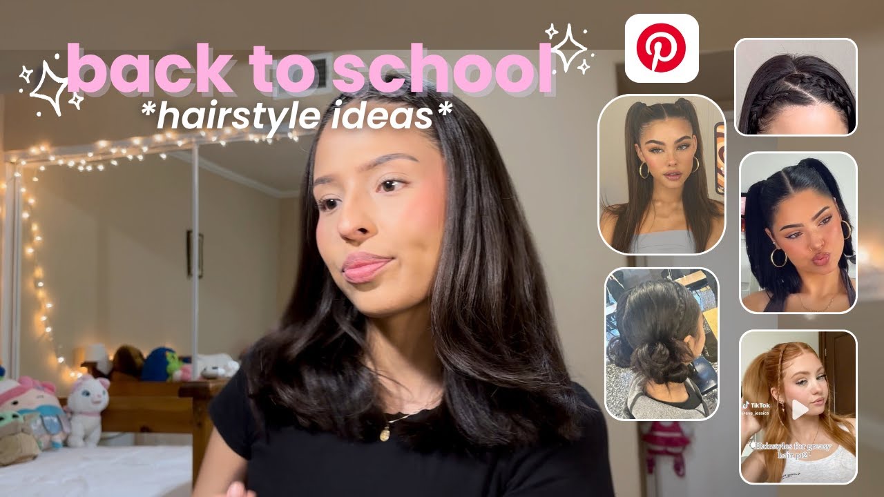 PINTEREST HAIRSTYLE IDEAS FOR SHORT HAIR🌟 | back to school edition