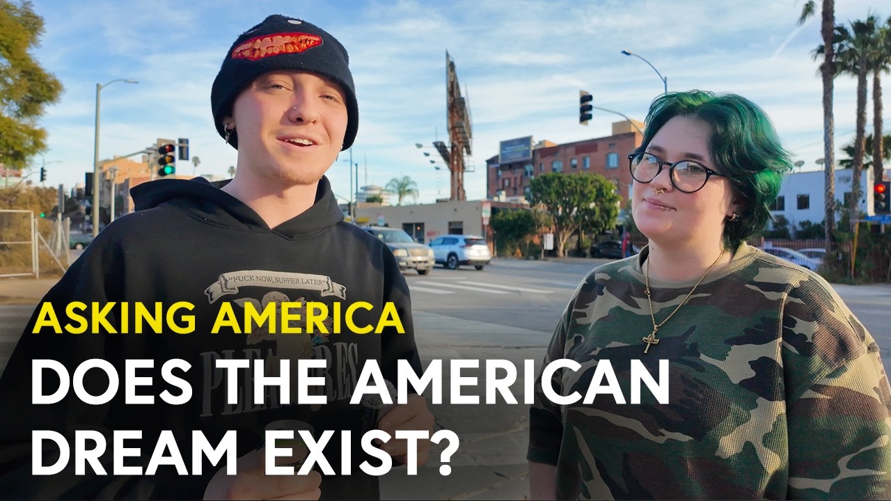 Asking America if the American Dream still exists? 🇺🇸