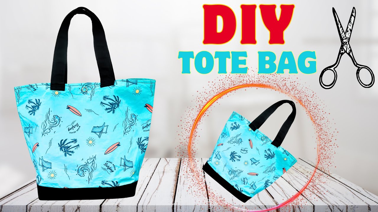 ✅[DIY]Tote Bag | Easy & Stylish Tote Bag Making Tutorial at Home। How to make a tote bag at home 