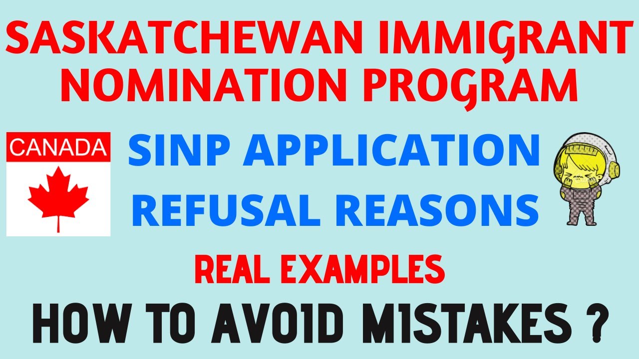 SINP Application  Refusal Reasons | How to Avoid These Mistakes? | Most Common Refusal Reasons