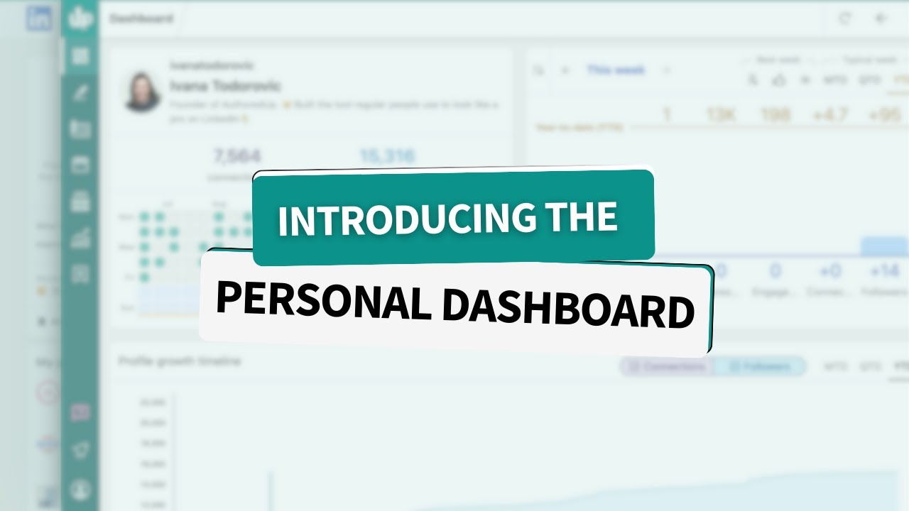 Introducing the Personal Dashboard