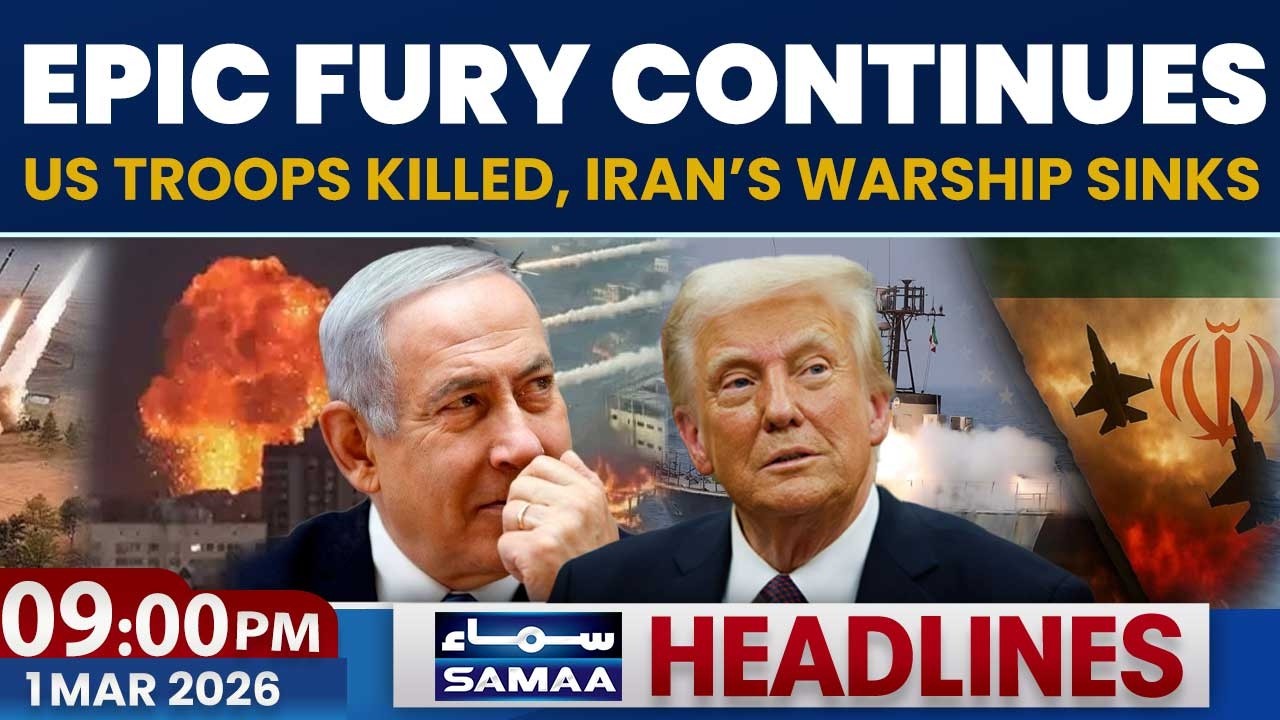 Iran War | US Soldiers Killed | Iran Warship HIT | Putin Condemns ‘Cynical Murder’ | 9 PM Headlines