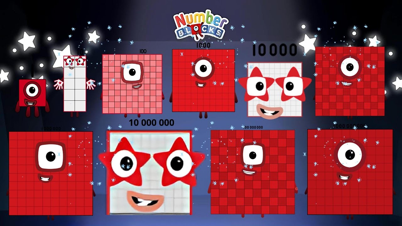 NUMBERBLOCKS READING NUMBERS FROM ONE TO ONE BILLION | COUNTING ZEROS OF GIANT NUMBERS | COLORART_ID