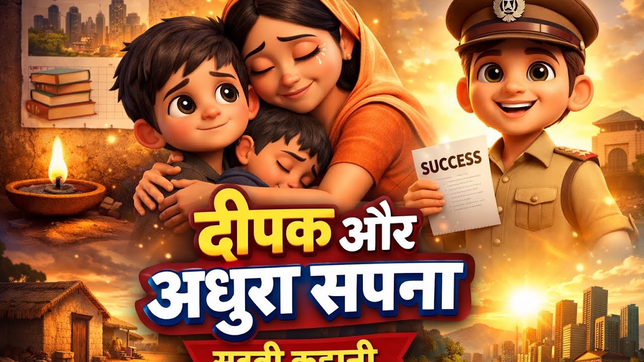 दीपक और अधूरा सपना | गरीब लड़के की प्रेरणादायक कहानी | Motivational Story#HindiKahani#SuccessStory