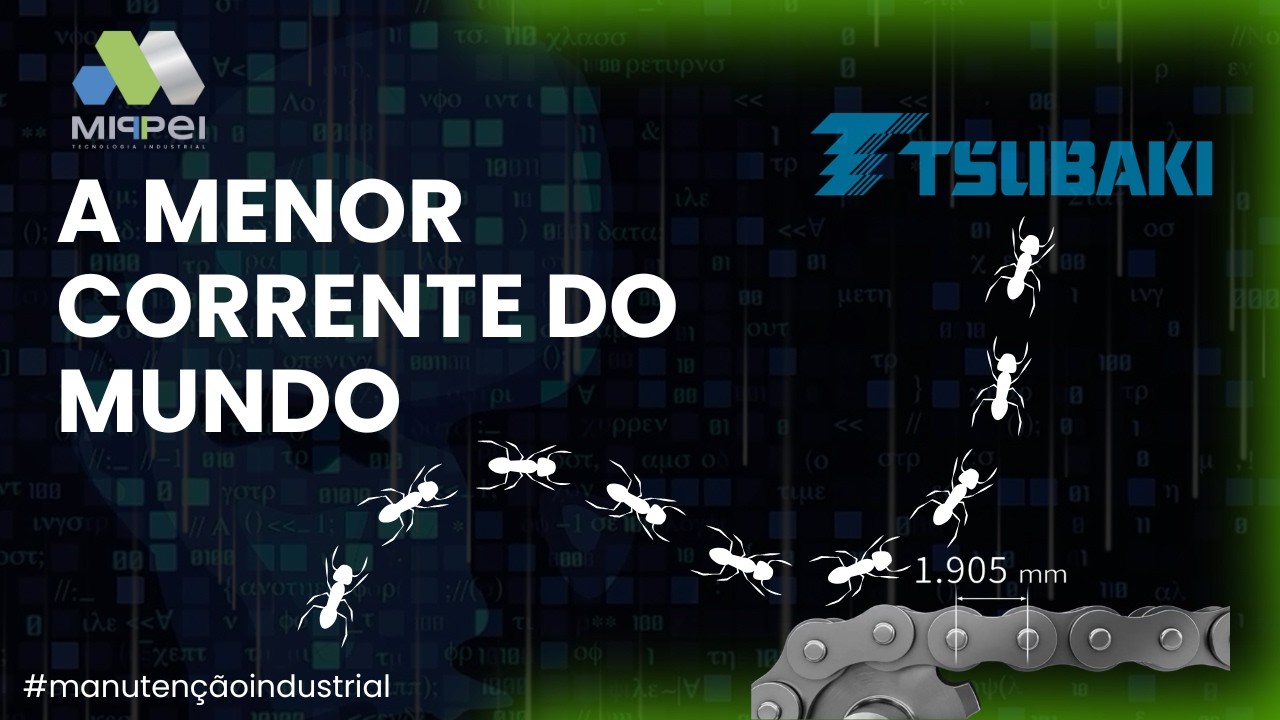 Epsilon Corrente Tsubaki -  A Menor Corrente de Rolo do Mundo - Mippei