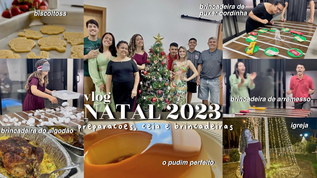 Vlog | Natal 2023 - preparações, ceia e brincadeiras 🎄❤️