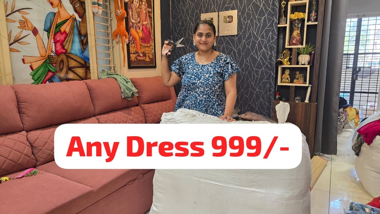 🔴Live, Rs.3,000/- Worth Dress @999/-, Order 7396265306