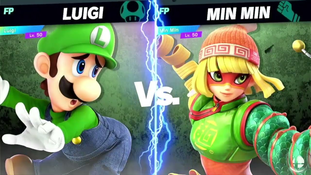 Super Smash Bros Ultimate Amiibo Fights 7pm Poll Luigi vs Min Min
