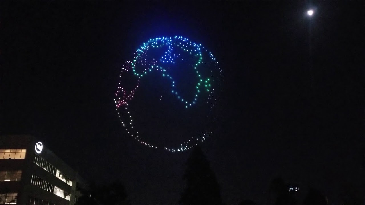 Intel 50th Anniversary Drone Light Show