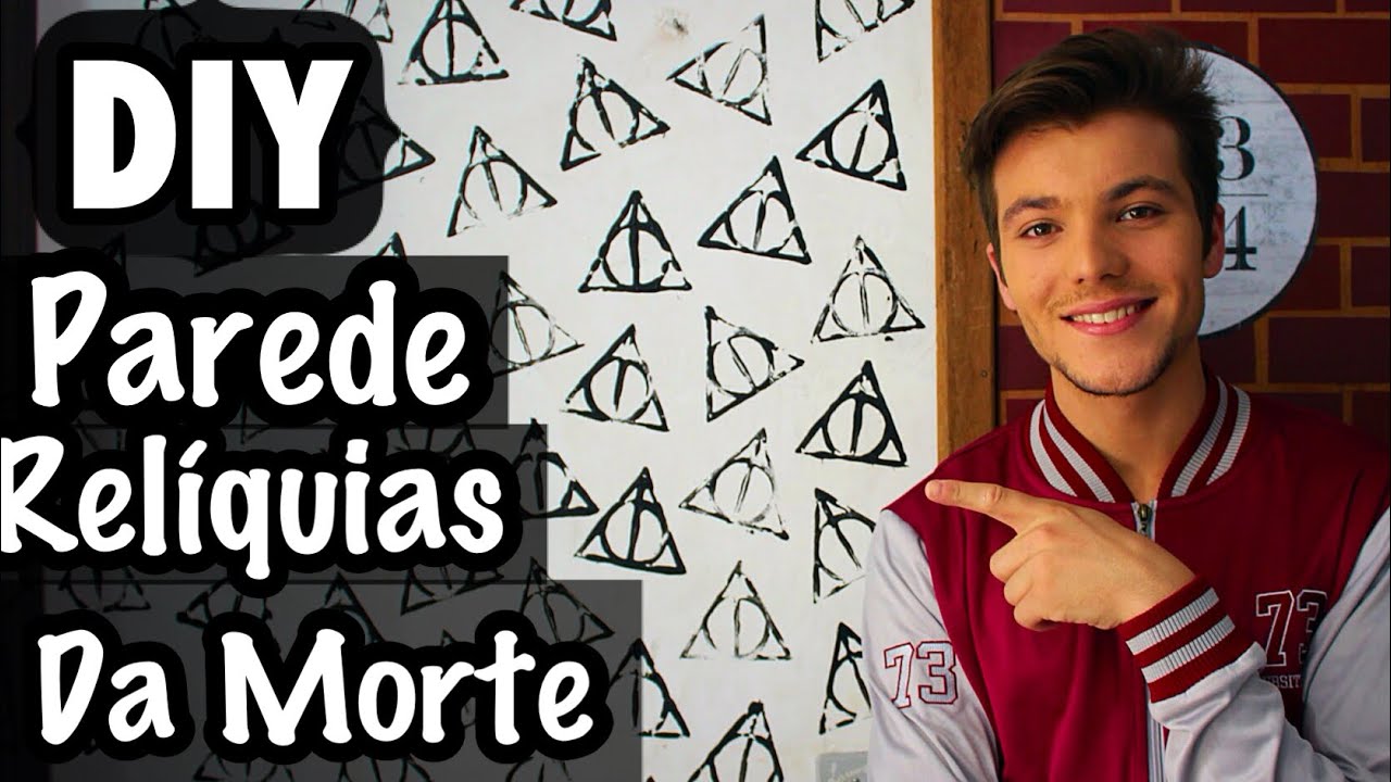 DIY - Parede Relíquias da Morte △⃒⃘   Harry Potter - Eduardo Wizard