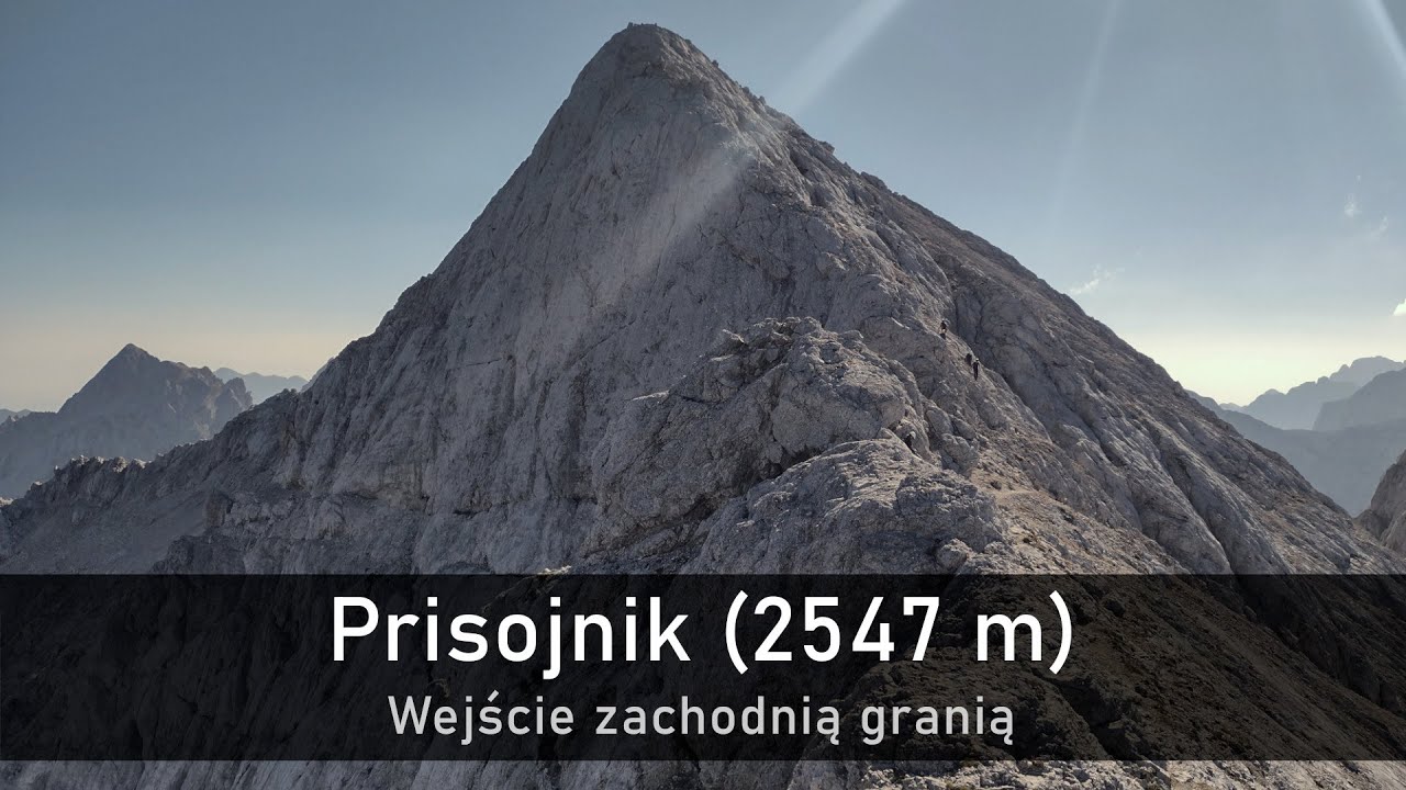 Prisojnik (2547 m) - wejście zachodnią granią
