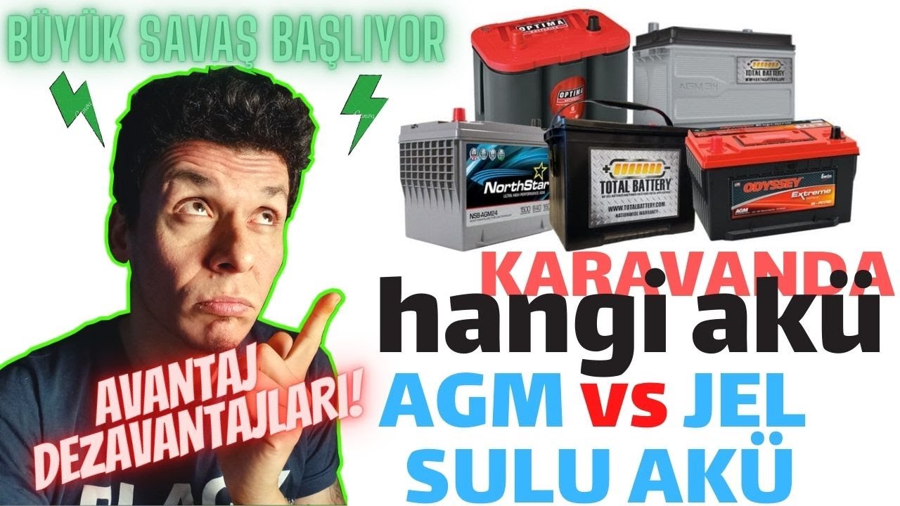 KARAVANDA HANGİ TİP AKÜ SEÇMELİYİM || JEL vs AGM vs SULU AKÜ  || KARAVAN ELEKTRİĞİ BÖLÜM #15