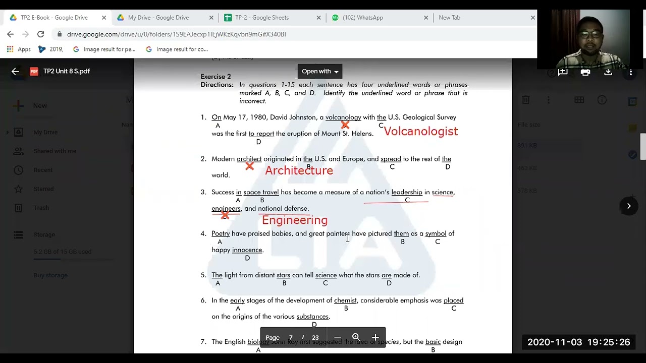 Soal Latihan Unit 8