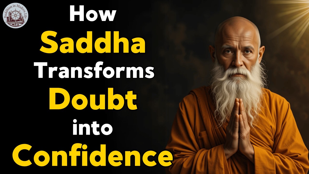 Faith in Buddhism: How Saddha Transforms Doubt into Confidence | Buddhism in Modern Life