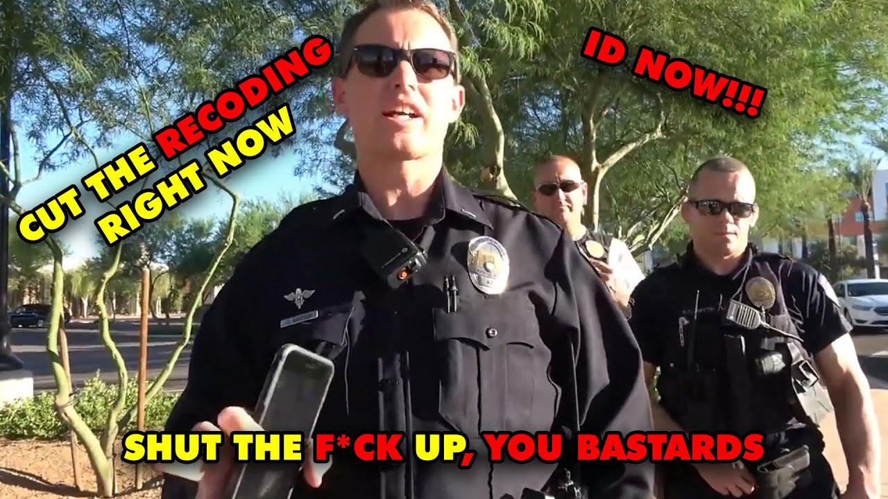 Dumb Cops Schooled: Tyrant Cop Fails to Force ID for Public Filming! ID Refusal