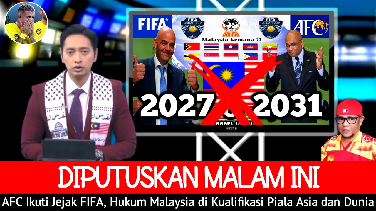 MALAYSIA GAME OVER ● AFC Thwarts Malaysian National Team's Progress in Asian and World Cup Qualif...
