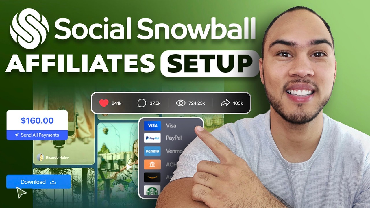 Учебное пособие по Social Snowball: настройка реферальных программ и партнерских выплат в Shopify.