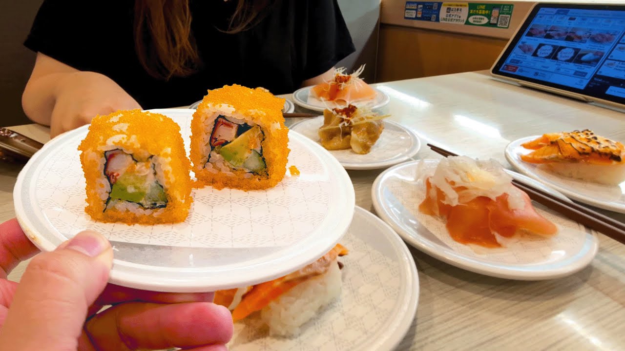 Our Best Conveyor Belt Sushi Experience so far! | Hama Sushi