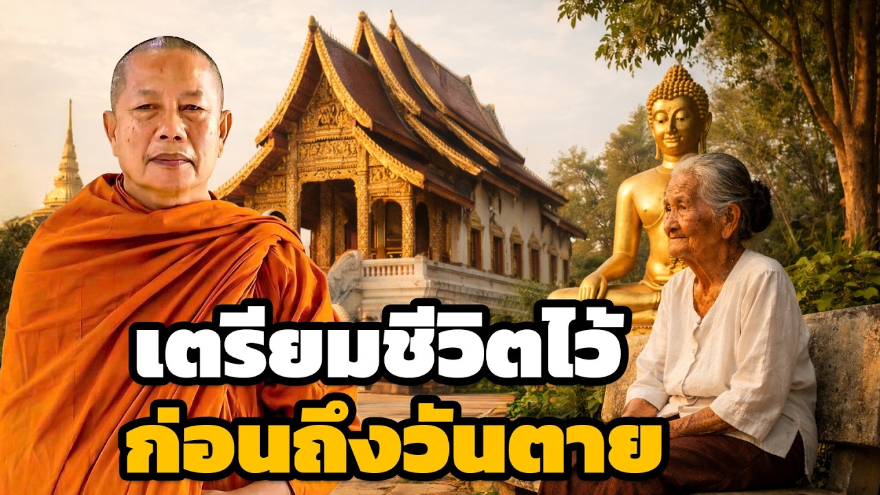 เตรียมตัวให้ดีไว้ก่อน  เมื่อถึงเวลาตายก็ไม่กลัว  ธรรมะคลายทุกข์ พระมหาบุญช่วย ปัญญาวชิโร 4