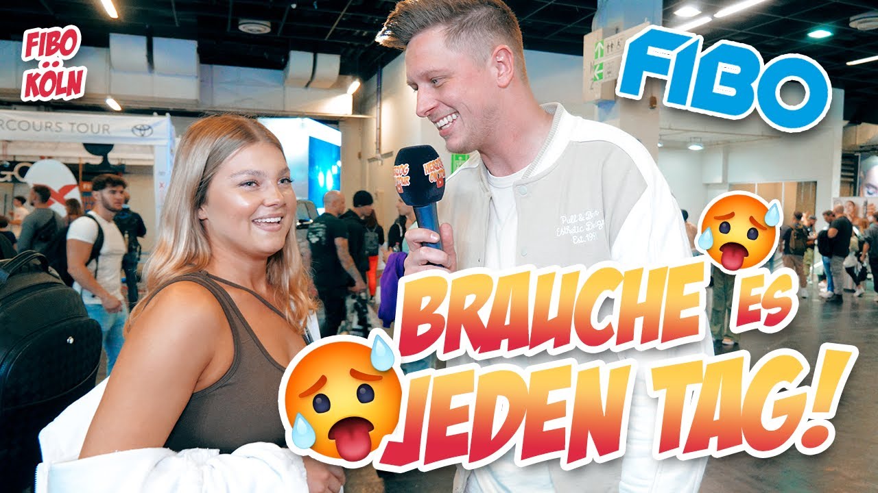 BRAUCHE es JEDEN TAG! 🥵🥵 Straßenumfrage FIBO Köln