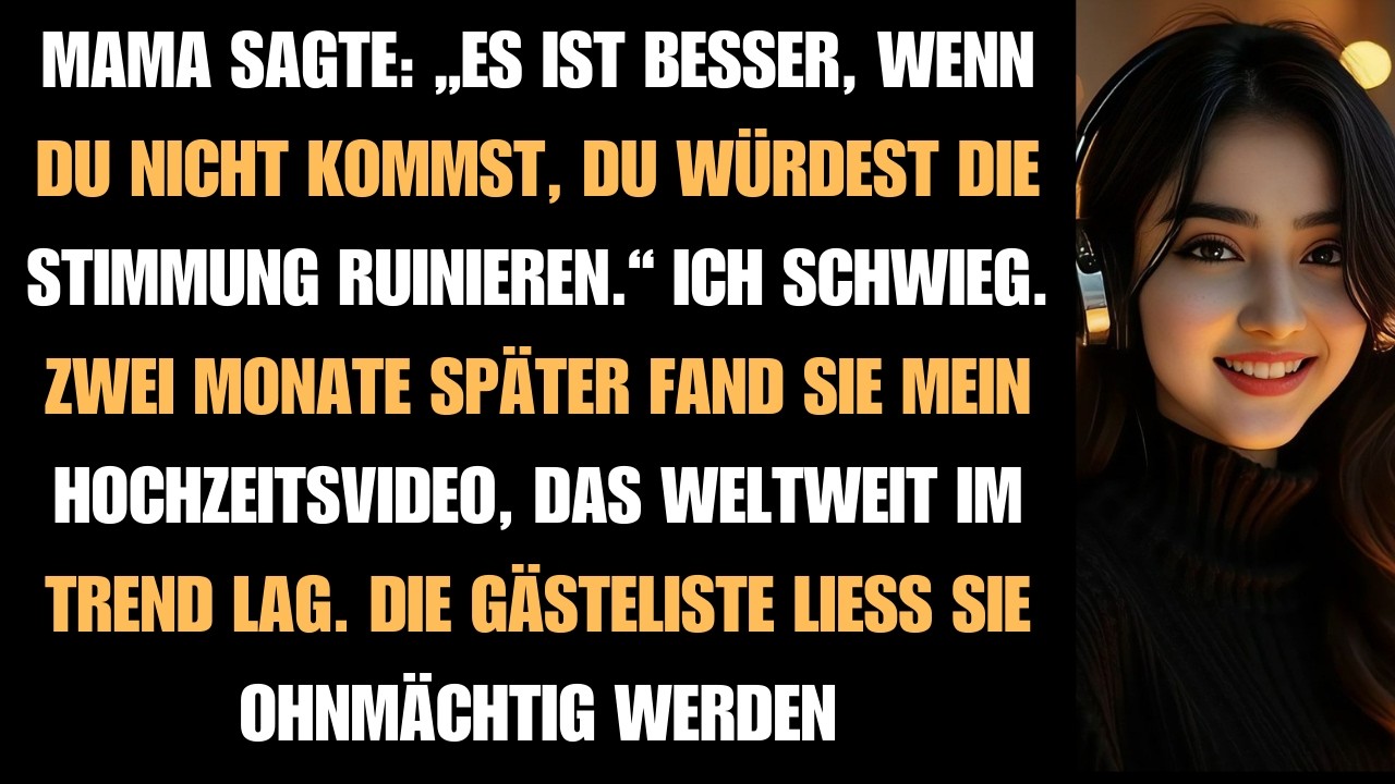 Sie schlossen mich aus – doch meine Hochzeit wurde weltweit gefeiert