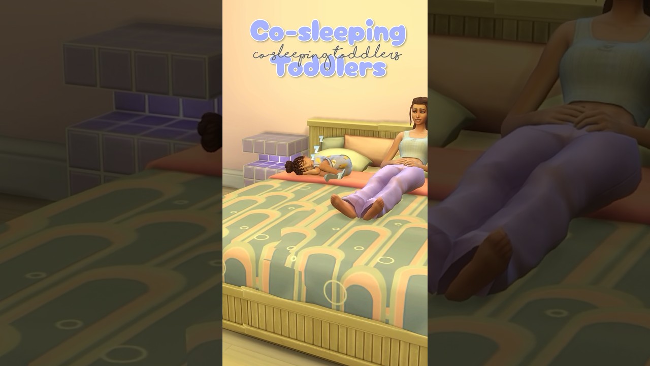 Maluchy mogą &bdquo;spać&rdquo; w ł&oacute;żkach dla dorosłych!? Brak CC #sims4