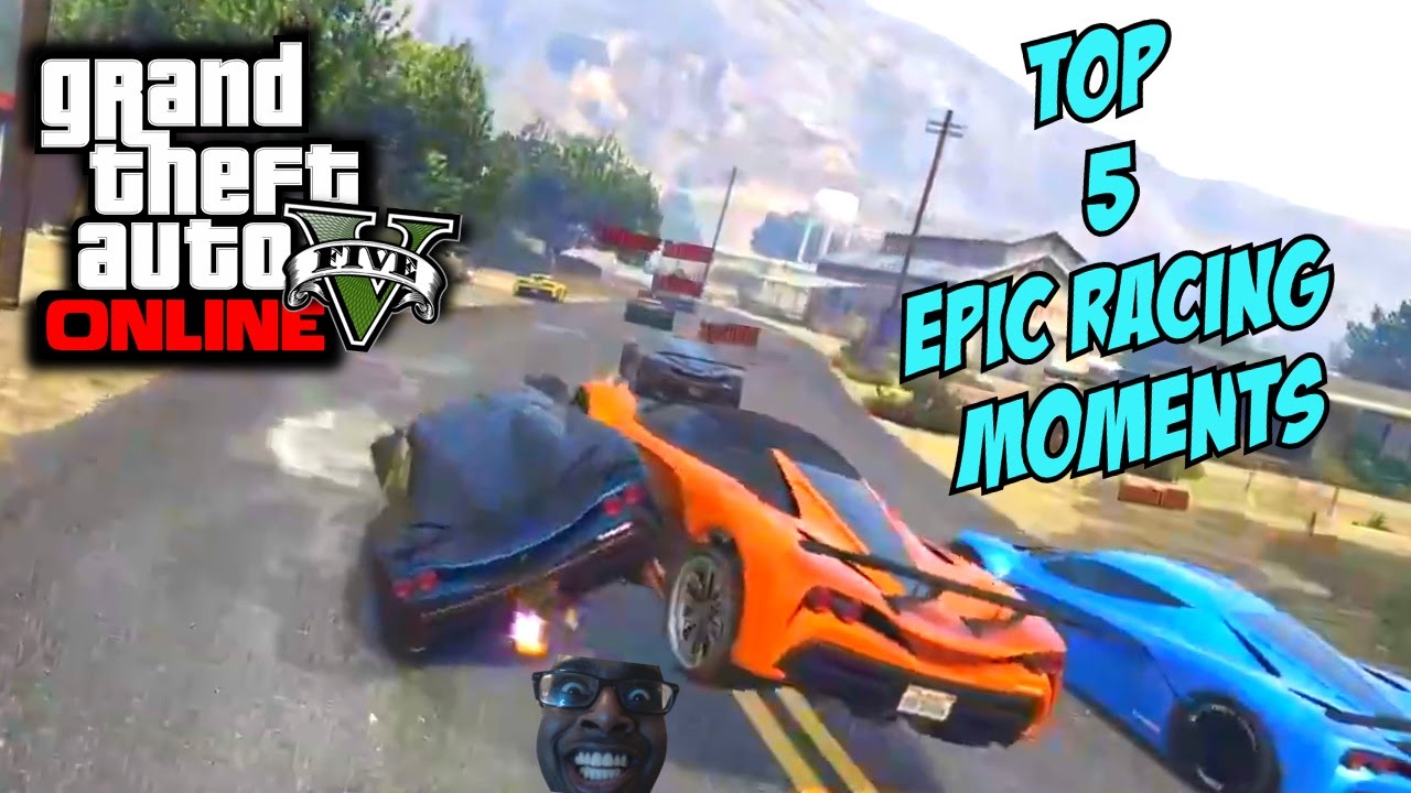 GTA 5 PS4 - Top 5 Epic Racing Moments! (GTA V Racing Compilation!)