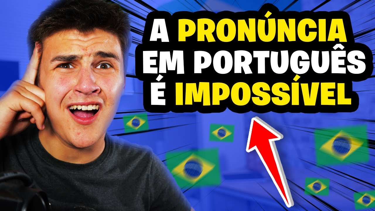 PRONÚNCIA EM PORTUGUÊS É IMPOSSÍVEL - Britânico Falando Português 😂