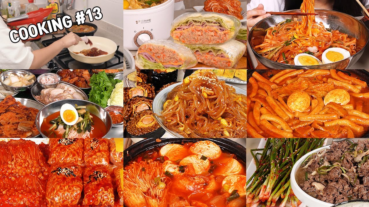 Кулинария #13) Коллекция вкусных видеороликов о приготовлении блюд корейской кухни.