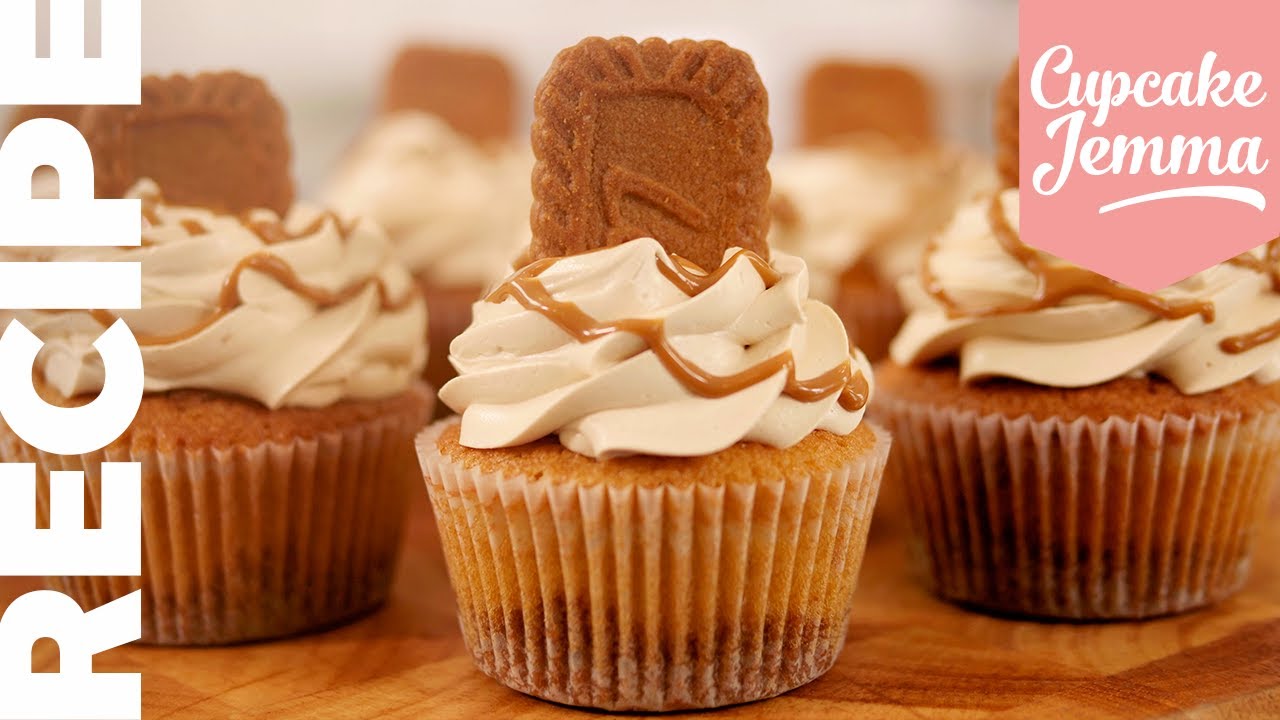 Our BEST SELLING Biscoff Cupcake Recipe & Tutorial! | Cupcake Jemma