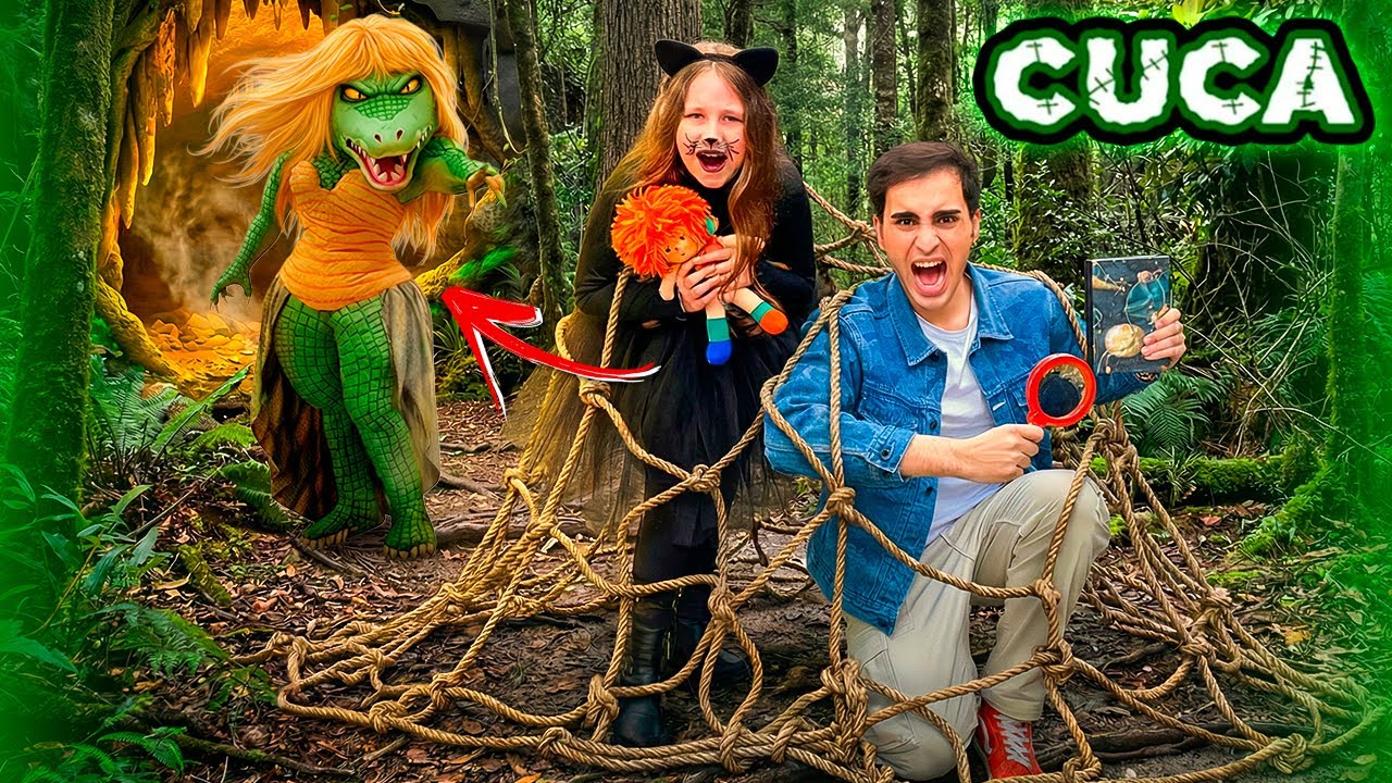 CAÍMOS NA ARMADILHA DA BRUXA CUCA NA FLORESTA! A CUCA VAI PEGAR