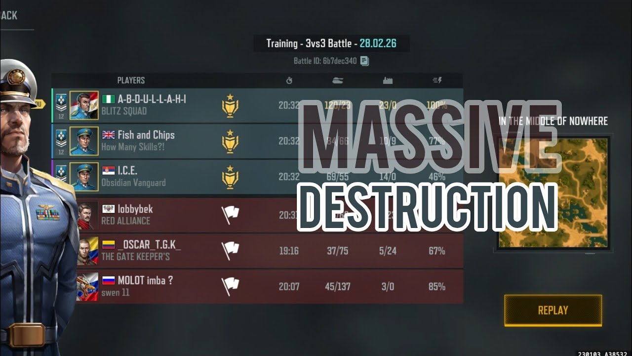 DESTRUCTION - AOW3 - 3V3 LOBBY 