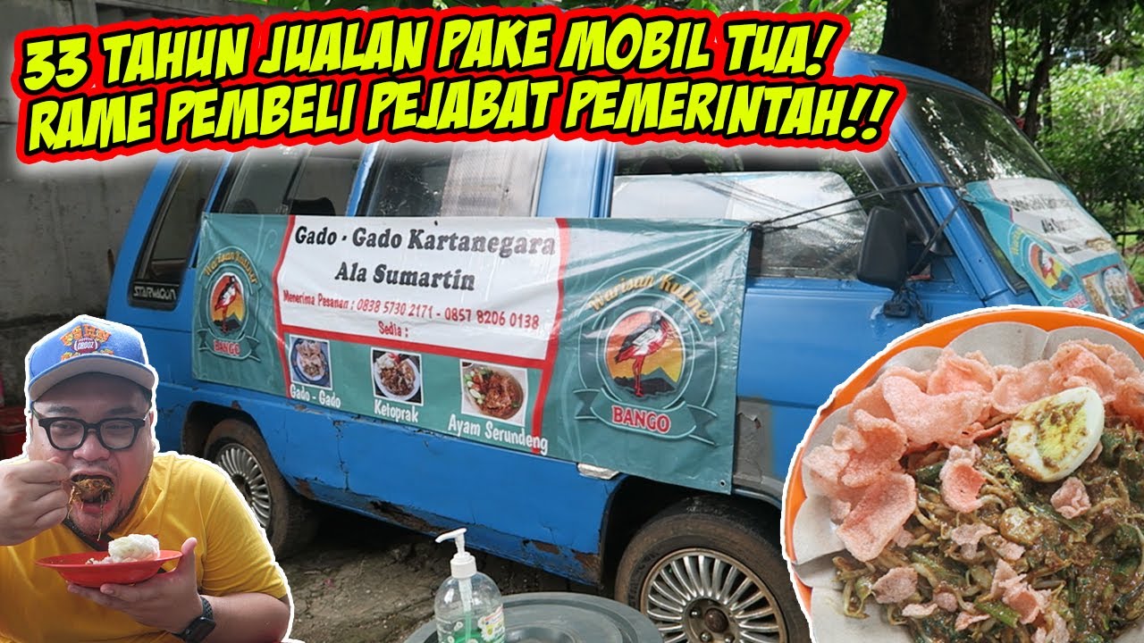 33 TAHUN JUALAN PAKE MOBIL TUA!! LANGGANAN ARTIS SAMPE PEJABAT!!