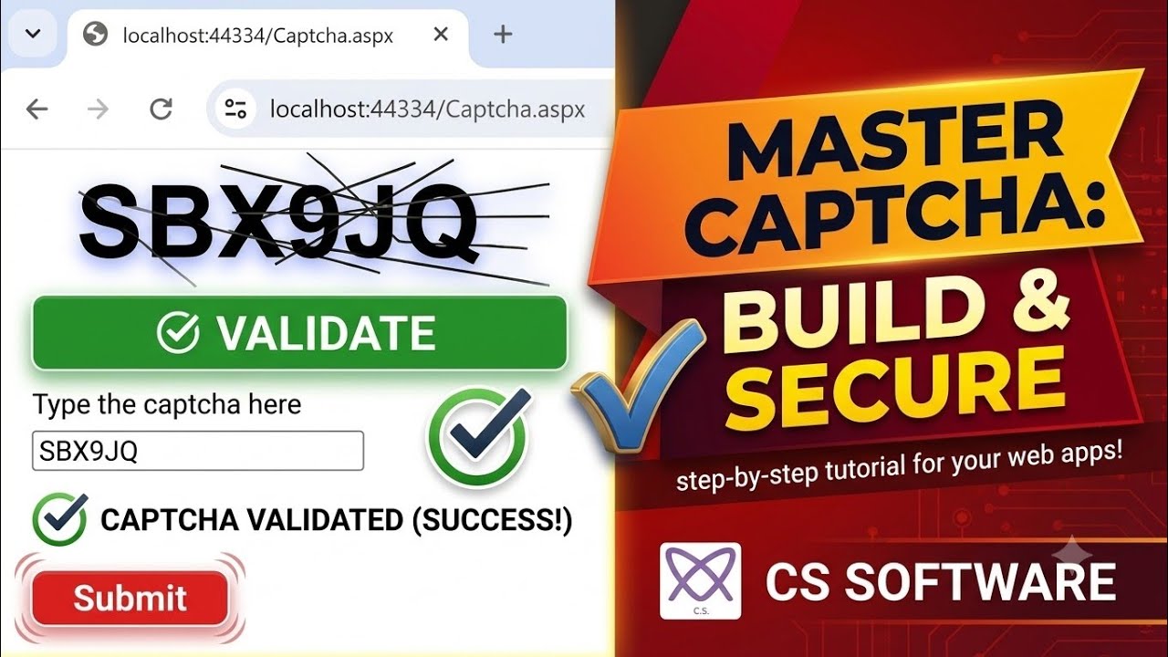 Как создать CAPTCHA в C# ASP.NET (пошаговое руководство)