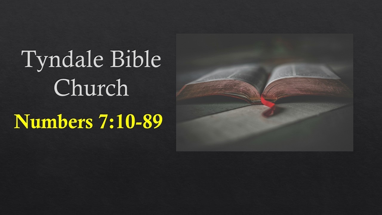 Numbers 7:10-89 | Tribal Offerings for the Altar | The Lord Speaks to Moses