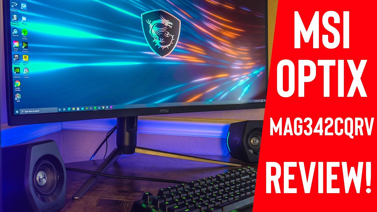 MSI Optix MAG342CQRV 34-дюймовый 100 Гц ультраширокий — один из лучших бюджетных ультрашироких мо...