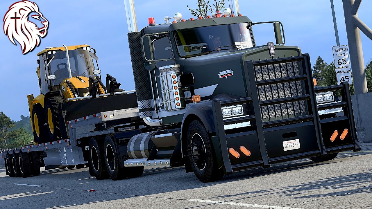 Обсуждаем State Wide Vehicle Pack и GTA VI, пока везем экскаватор-погрузчик в Чикаго в ATS