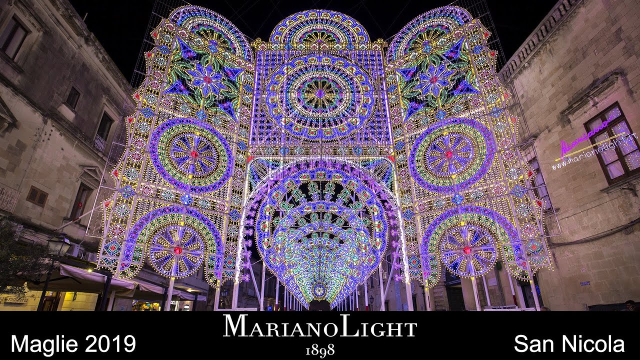Maglie 2019 Festa di San Nicola - Prima Accensione Marianolight